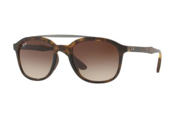 Image of Ray-Ban RB4290F Single Vision Prescription Sunglasses RB4290F-710-13-53 - Lens Diameter 53 mm, Frame Color Havana