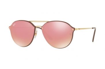 Image of Ray-Ban RB4292N Sunglasses 6327E4-62 - Brown Frame, Pink Mirror Pink Lenses