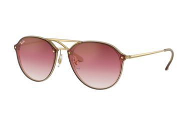 Image of Ray-Ban RB4292N Sunglasses 63880T-62 - Light Brown Frame, Bordeaux Gradient Brown Lenses