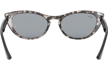 Image of Ray-Ban RB4314N Sunglasses 1250Y5-54 - Womens, Havana Grey Frame, Blue Mir Gold Lenses