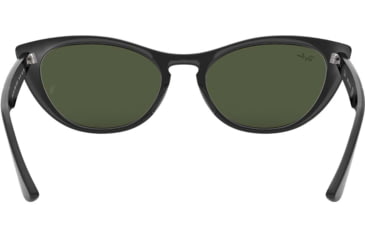 Image of Ray-Ban RB4314N Sunglasses 601/31-54 - Womens, Black Frame, Green Lenses