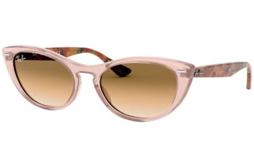Image of Ray-Ban RB4314N Sunglasses - Womens 128151-54 - , Clear Gradient Brown Lenses