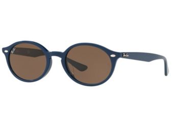 Image of Ray-Ban RB4315F Progressive Prescription Sunglasses, 53mm, Blue, RB4315F-125873-53-PRO