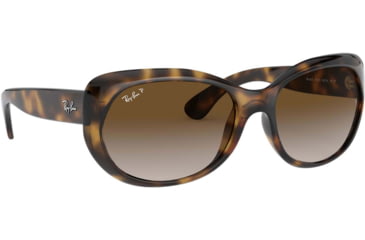 Image of Ray-Ban RB4325 Sunglasses 710/T5-59 - , Light Grey Gradient Brown Lenses
