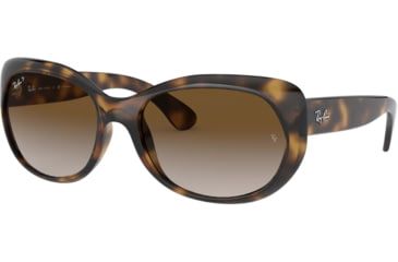 Image of Ray-Ban RB4325 Sunglasses 710/T5-59 - , Light Grey Gradient Brown Lenses