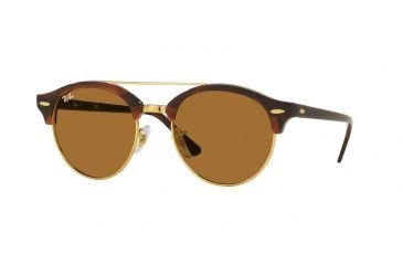 Image of Ray-Ban RB4346 Progressive Prescription Sunglasses RB4346-990-33-51 - Lens Diameter 51 mm, Frame Color Shiny Red Havana