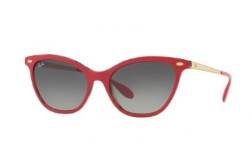 Image of Ray-Ban RB4360 Bifocal Prescription Sunglasses RB4360-123411-54 - Lens Diameter 54 mm, Frame Color Top Bordeaux On Havana Green
