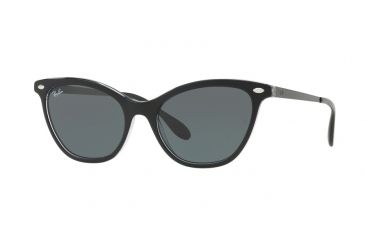Image of Ray-Ban RB4360 Bifocal Prescription Sunglasses RB4360-919-71-54 - Lens Diameter 54 mm, Frame Color Top Black On Trasparent