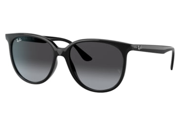 Image of Ray-Ban RB4378 Sunglasses - Women's, Black Frame, Grey Gradient Lens, 54, RB4378-601-8G-54