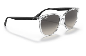 Image of Ray-Ban RB4378 Sunglasses, Transparent Frame, Grey Gradient Lens, 54, RB4378-647711-54