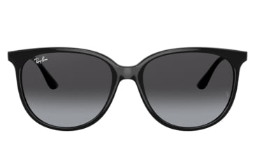 Image of Ray-Ban RB4378F Sunglasses, Black Frame, Grey Gradient Lens, Asian Fit, 54, RB4378F-601-8G-54