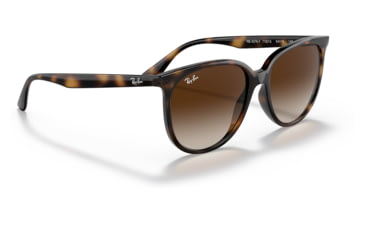 Image of Ray-Ban RB4378F Sunglasses, Havana Frame, Brown Gradient Lens, Asian Fit, 54, RB4378F-710-13-54