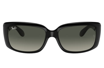 Image of Ray-Ban RB4389 Sunglasses - Womens, Black Frame, Grey Gradient Lens, 55, RB4389-601-71-55