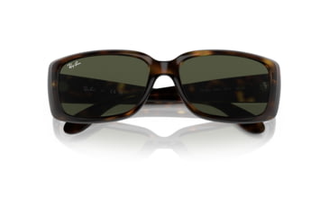 Image of Ray-Ban RB4389 Sunglasses - Womens, Havana Frame, Green Lens, 55, RB4389-710-31-55
