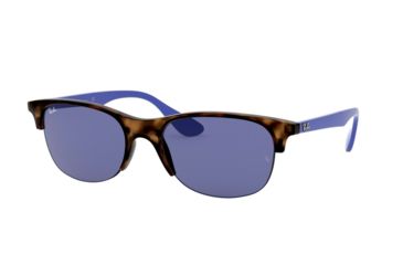 Image of Ray-Ban RB4419 Progressive Prescription Sunglasses, 54mm, Tortoise/Light Blue, RB4419-641976-54-PRO