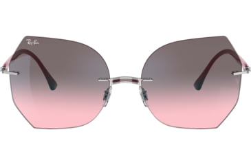 Image of Ray-Ban RB8065 Sunglasses 003/H9-62 - , Rose Gradient Grey Mirror Blue Lenses