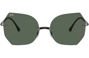 Image of Ray-Ban RB8065 Sunglasses 154/71-62 - , Dark Green Lenses