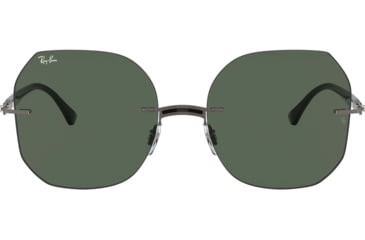 Image of Ray-Ban RB8067 Sunglasses 154/71-57 - , Dark Green Lenses