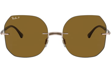 Image of Ray-Ban RB8067 Sunglasses 155/83-57 - , polar dark brown Lenses