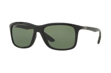 Image of Ray-Ban RB8352F Single Vision Prescription Sunglasses RB8352F-62199A-57 - Lens Diameter 57 mm, Frame Color Black