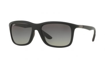 Image of Ray-Ban RB8352F Single Vision Prescription Sunglasses RB8352F-622011-57 - Lens Diameter 57 mm, Frame Color Matte Black