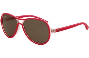 Image of Ray-Ban RJ9055S Sunglasses 193/87-5012 - Cyclamen Frame, Transparent Gray Lenses