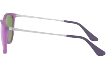 Image of Ray-Ban RJ9060S Sunglasses 70084V-50 - Violet Fluo Trasp Rubber Frame, Grey Mirror Violet Lenses