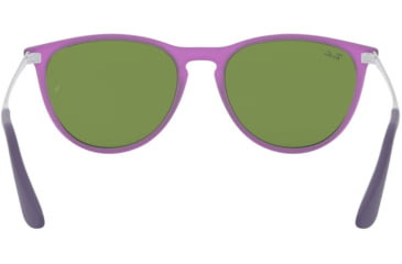 Image of Ray-Ban RJ9060S Sunglasses 70084V-50 - Violet Fluo Trasp Rubber Frame, Grey Mirror Violet Lenses