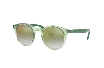 Image of Ray-Ban RJ9064S Progressive Prescription Sunglasses, 44mm, Green, RJ9064S-7053W0-44-PRO