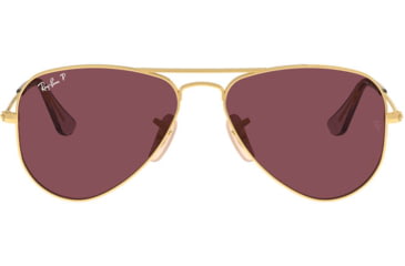 Image of Ray-Ban RJ9506S Aviator Sunglasses - Kids, Polarized, Arista, Purple, 50, RJ9506S-223-5Q-50