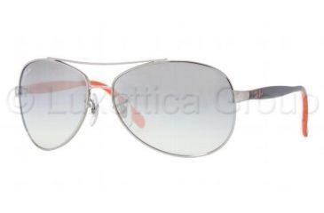 Image of Ray-Ban RJ9527S Sunglasses 200/7B-5613 - Gunmetal Frame, Blue Mirror Silver Gradient Lenses