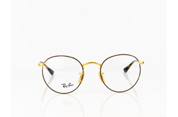 Image of Ray-Ban ROUND METAL RX3447V Eyeglass Frames 2500-50 - Gold Frame