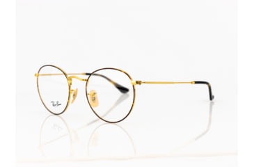 Image of Ray-Ban ROUND METAL RX3447V Eyeglass Frames 2500-50 - Gold Frame