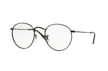 Image of Ray-Ban ROUND METAL RX3447V Eyeglass Frames 2503-47 - Matte Black Frame