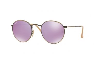 Image of Ray-Ban RB3447 Bifocal Prescription Sunglasses RB3447-167-4K-53 - Lens Diameter 53 mm, Frame Color Demiglos Brusched Bronze