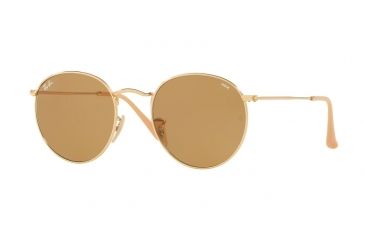 Image of Ray-Ban RB3447 Bifocal Prescription Sunglasses RB3447-90644I-53 - Lens Diameter 53 mm, Frame Color Gold