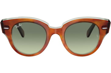 Image of Ray-Ban ROUNDABOUT RB2192 Sunglasses 1325BH-47 - , Green Gradient Lenses