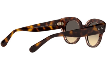 Image of Ray-Ban Roundabout RB2192 Sunglasses, Havana On Transparent Pink, 47, RB2192-1324BG-47