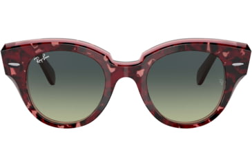 Image of Ray-Ban Roundabout RB2192 Sunglasses, Havana On Transparent Purple, 47, RB2192-1323BH-47