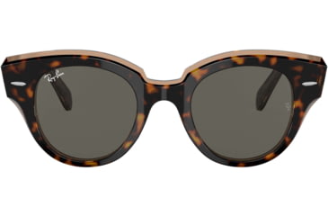 Image of Ray-Ban ROUNDABOUT RB2192F Sunglasses 1292B1-47 - , Dark Grey Lenses
