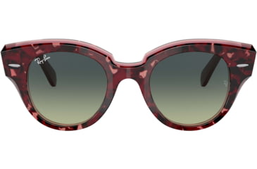Image of Ray-Ban ROUNDABOUT RB2192F Sunglasses 1323BH-47 - , Green Gradient Lenses