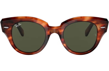 Image of Ray-Ban ROUNDABOUT RB2192F Sunglasses 954/31-47 - , Green Lenses