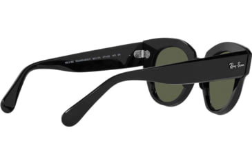 Image of Ray-Ban Roundabout RB2192F Sunglasses, Black, 47, RB2192F-901-31-47