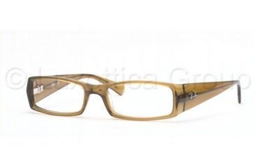 Image of Ray-Ban RX 5076 Eyeglasses Styles - Hazelnut Frame w/Non-Rx 50 mm Diameter Lenses, 2203-5016
