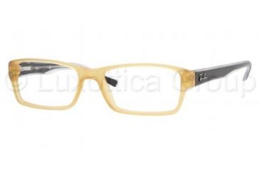 Image of Ray-Ban RX5169 SV Prescription Eyeglasses - Yellow Opaline Demo Lens Frame / 52 mm Prescription Lenses, 2402-5216
