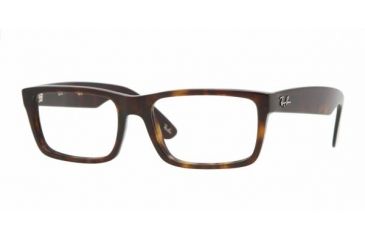 Image of Ray-Ban RX5216 SV Prescription Eyeglasses - Dark Havana Demo Lens Frame / 52 mm Prescription Lenses, 2012-5217