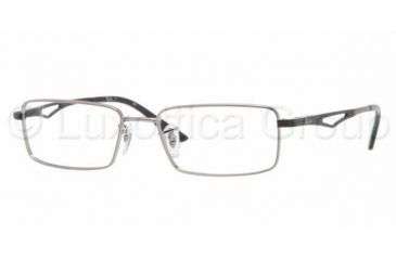 Image of Ray-Ban RX6162 Progressive Eyeglasses - Gunmetal Top Black Frame / 53 mm Prescription Lenses, 2502-5317