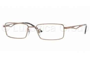 Image of Ray-Ban RX6162 Progressive Eyeglasses - Light Brown Gloss Frame / 53 mm Prescription Lenses, 2531-5317