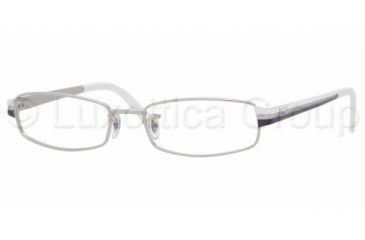 Image of Ray-Ban RX6168 Progressive Eyeglasses - 2613 Silver Demo Lens Frame / 51 mm Prescription Lenses, 2613-5117