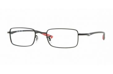 Image of Ray-Ban RX 7511 Eyeglasses Styles - Matte Black Frame w/Non-Rx 49 mm Diameter Lenses, 1012-4919